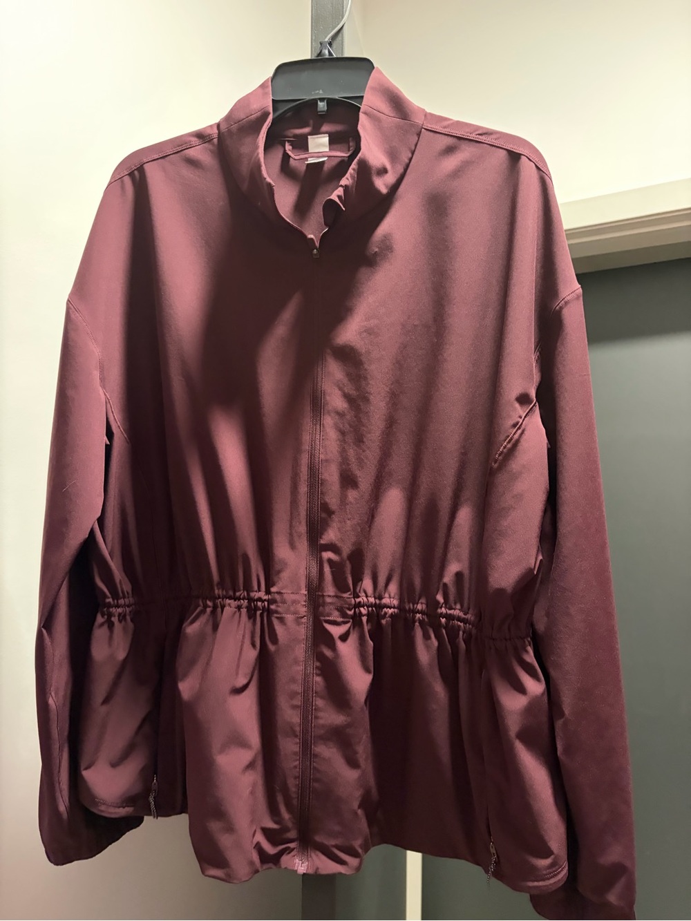 Lululemon UV Cinch Waist Running Jacket-Maroon